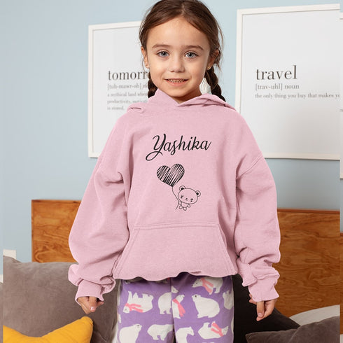 Personalized unisex childrens hoodie