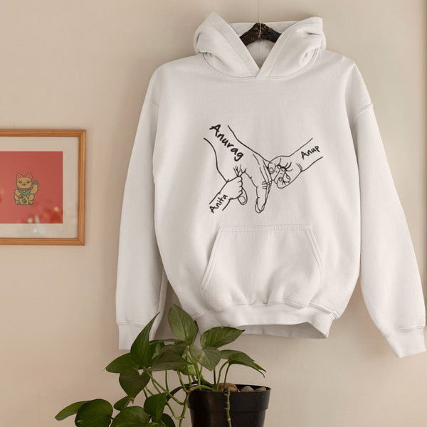 Hand in Hand hoodie for Mom / Dad and Kids