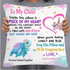 “To My Child” Pillow – A Hug from the Heart | Comfort Gift from Mom & Dad 💖
