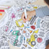 Magic Coloring Pajama Set – Top, Bottom & 12 Washable Markers for Kids