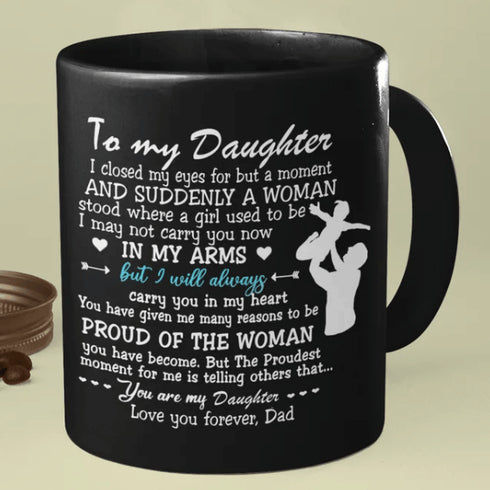 MG160_To My Son/Daughter -Coffe Mug Gift from Mom and Dad - ArniArts ArniArts MG160_To My Son/Daughter -Coffe Mug Gift from Mom and Dad