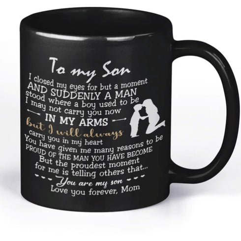 MG160_To My Son/Daughter -Coffe Mug Gift from Mom and Dad - ArniArts ArniArts MG160_To My Son/Daughter -Coffe Mug Gift from Mom and Dad