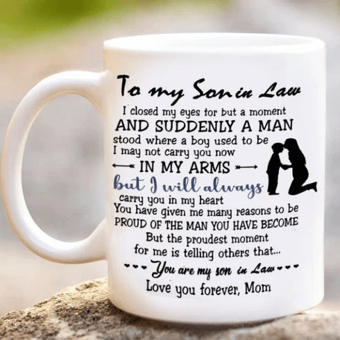 MG160_To My Son/Daughter -Coffe Mug Gift from Mom and Dad - ArniArts ArniArts MG160_To My Son/Daughter -Coffe Mug Gift from Mom and Dad