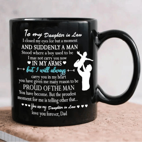 MG160_To My Son/Daughter -Coffe Mug Gift from Mom and Dad - ArniArts ArniArts MG160_To My Son/Daughter -Coffe Mug Gift from Mom and Dad