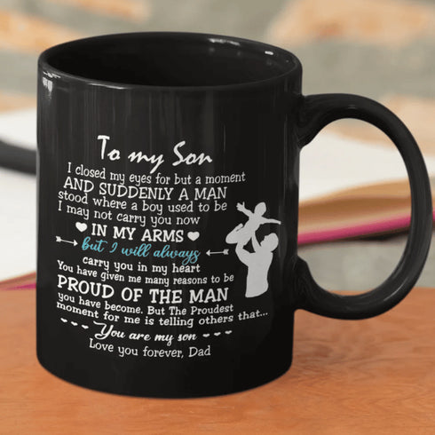 MG160_To My Son/Daughter -Coffe Mug Gift from Mom and Dad - ArniArts ArniArts MG160_To My Son/Daughter -Coffe Mug Gift from Mom and Dad