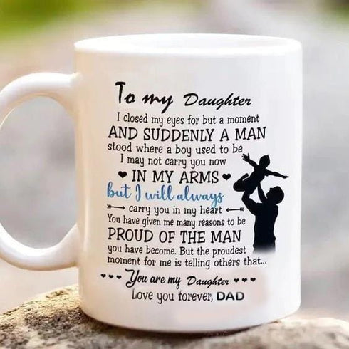 MG160D_To My Son/Daughter -Coffe Mug Gift from Mom and Dad