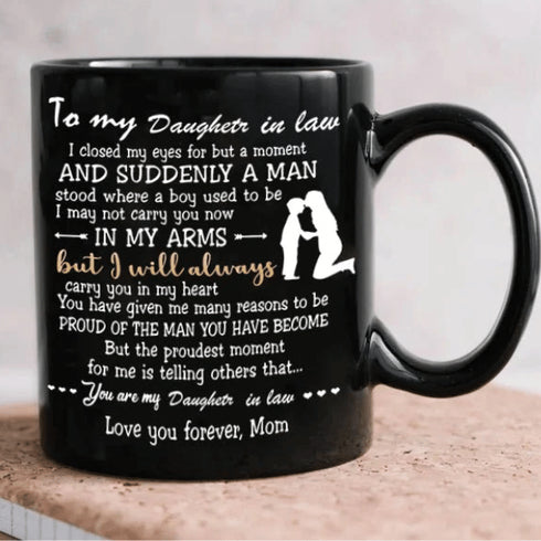 MG160_To My Son/Daughter -Coffe Mug Gift from Mom and Dad
