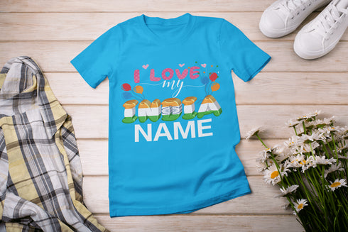 I Love My India Stated Baby Wear black_MG287