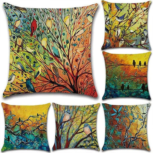 MG126_Decorative Throw Pillow Covers for Indoor and Outdoor Decoration set of 5 - ArniArts Mekanshi IndiaMG126_Decorative Throw Pillow Covers for Indoor and Outdoor Decoration set of 5