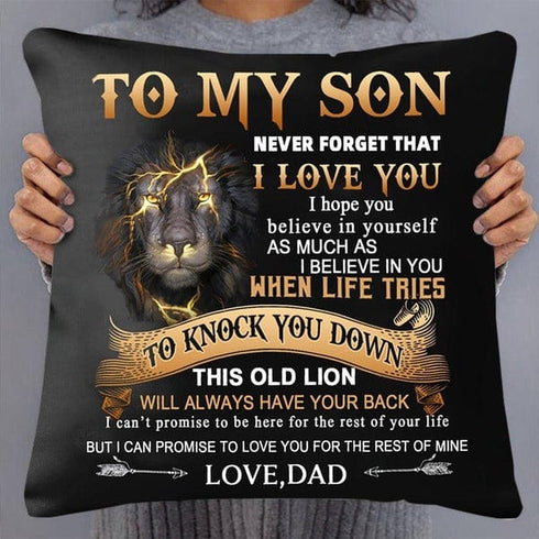 MG103_Never Forget I Love You - Pillow Cover - ArniArts Mekanshi indiaMG103_Never Forget I Love You - Pillow Cover