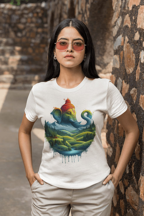 Personalized Ganesh chaturthi tshirt for boys and girls