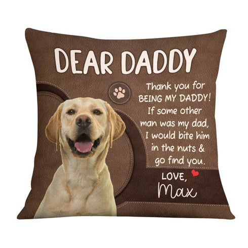To Dog Dad Photo Pillow_MG247