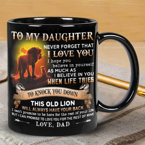 To my Son Love, dad black Mugs_MG110