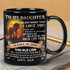 To my Son Love, dad black Mugs_MG110