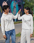Dad Papa Kids Hand in Hand hoodie