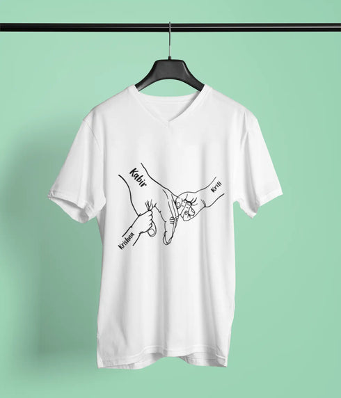 Hand in Hand Tshirt for Mom / Dad and Kids